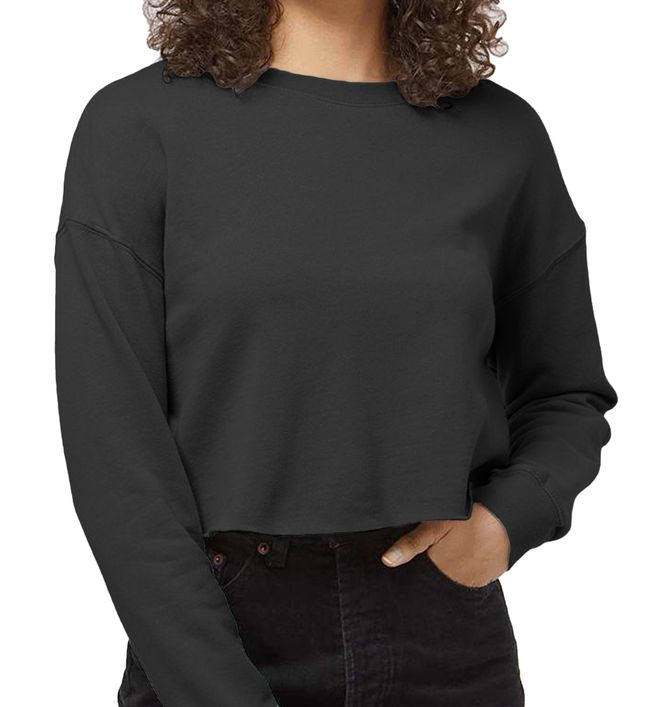 Independent Trading Co. Women's Crop Crew Pullover