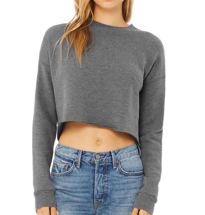 Bella + Canvas Women's Cropped Fleece Sweatshirt