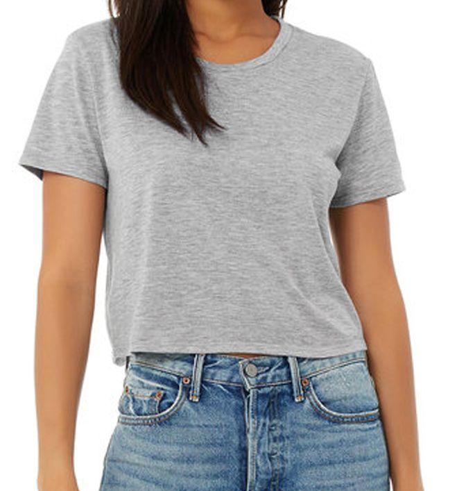 Bella + Canvas Ladies' Flowy Cropped T-Shirt