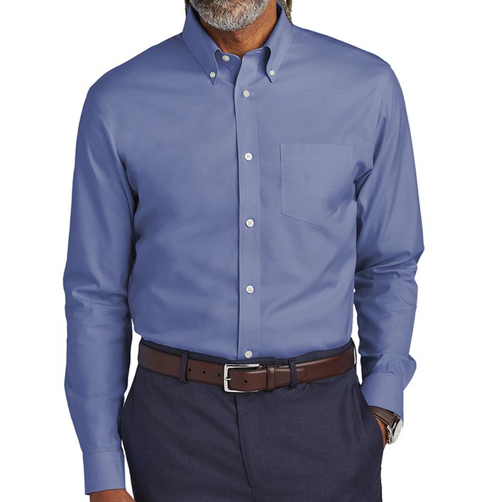 Brooks Brothers Wrinkle-Free Stretch Pinpoint Shirt
