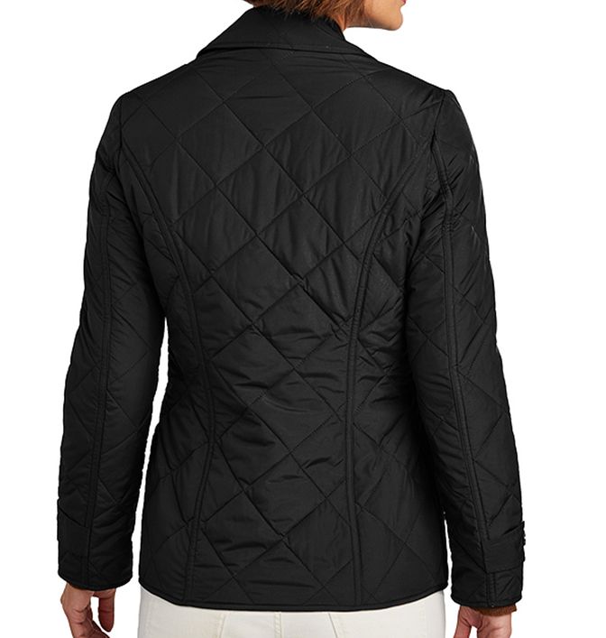 Brooks Brothers Women's Quilted Jacket With Custom Embroidery, BB18601