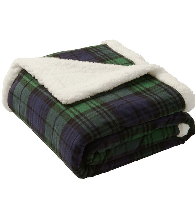 Port Authority Flannel Sherpa Blanket