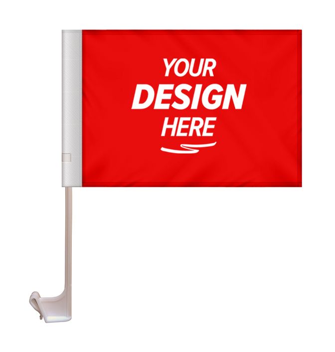 7.5" x 10.5" Stationary Use Single Reverse Car Flag