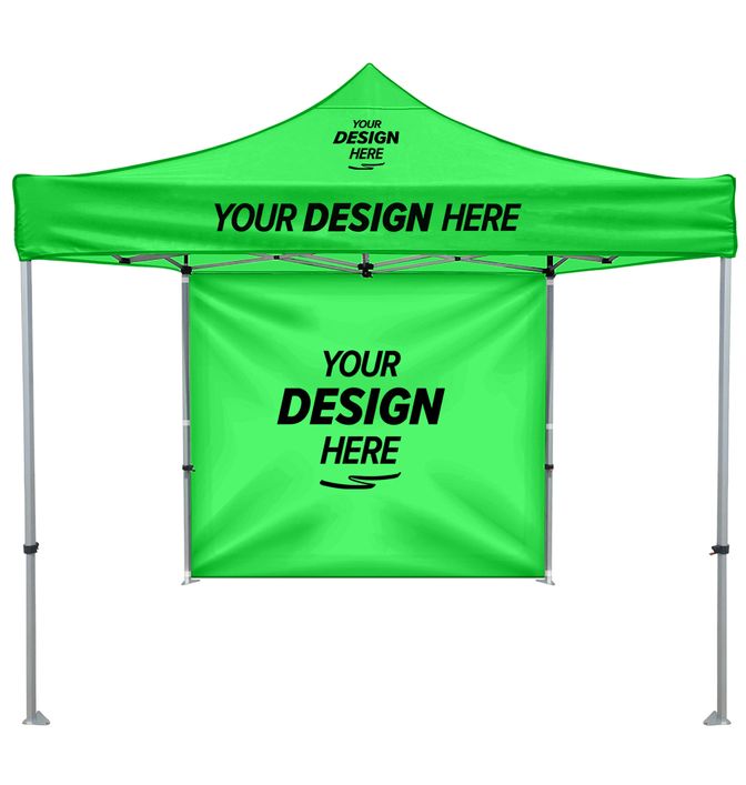 10' Heavy Duty Tent with One Full Double Sided Wall