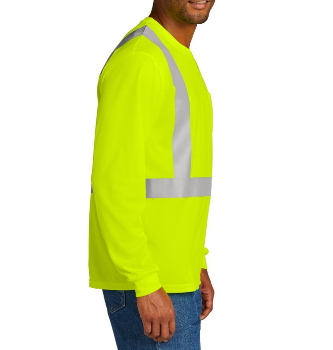 CornerStone Class 2 Mesh Long Sleeve Safety T-shirt - sd