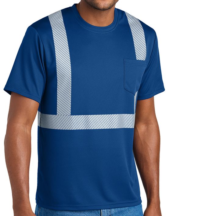 CornerStone Enhanced Visibility Segmented Tape Tee