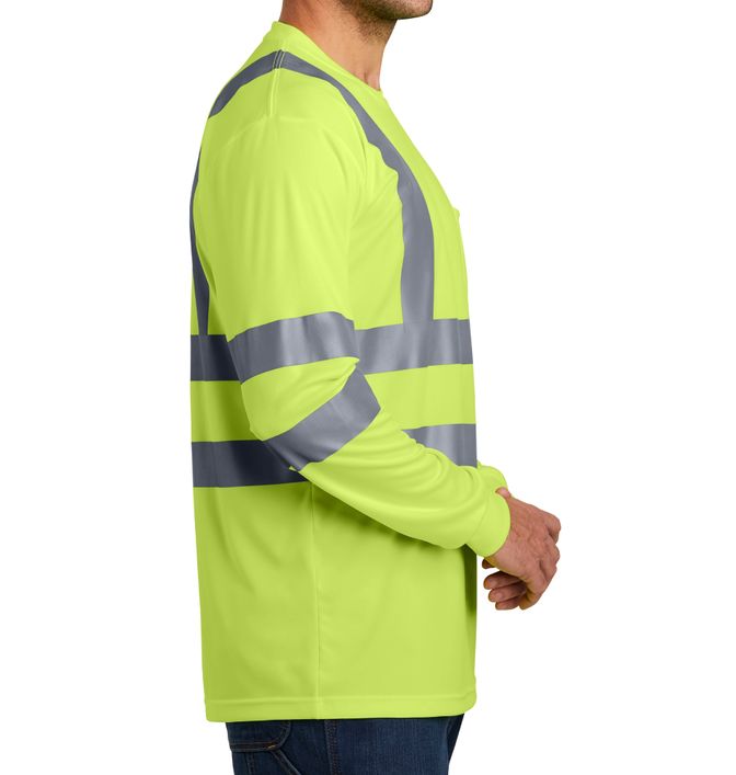 CornerStone Class 3 Long Sleeve Reflective Safety T-Shirt - sd