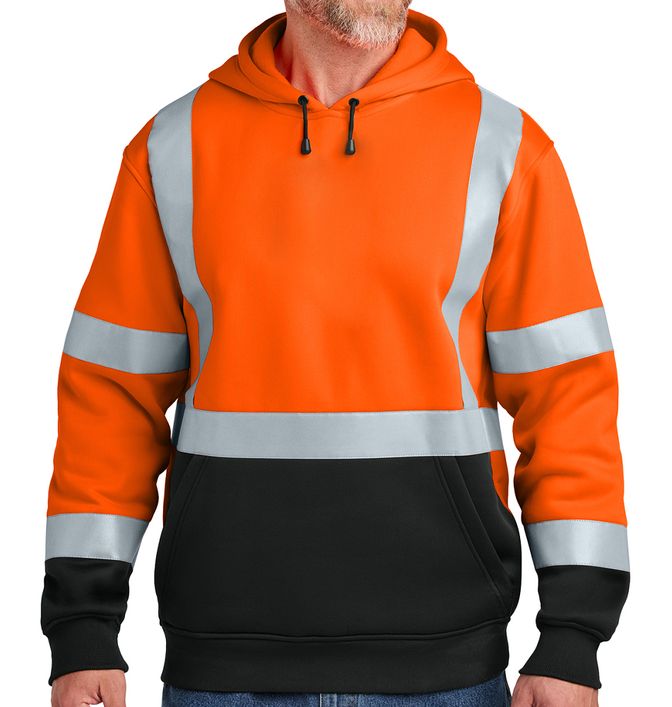 CornerStone ANSI 107 Class 3 Heavy-Duty Fleece Pullover Hoodie