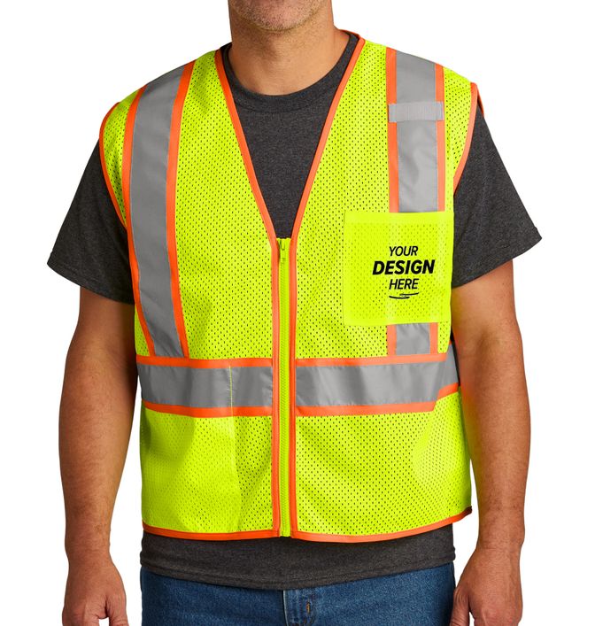 CornerStone Class 2 Two‑Tone Mesh Safety Vest