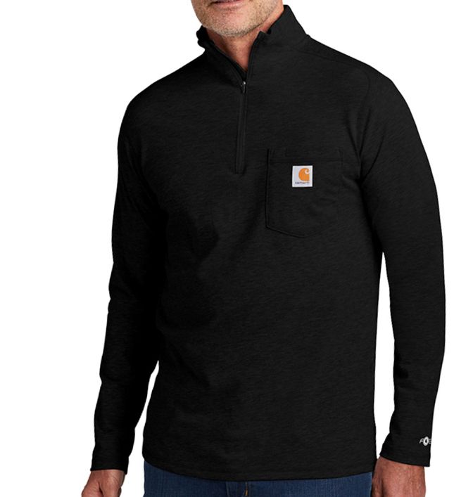 Carhartt Force Quarter-Zip Long Sleeve T-Shirt