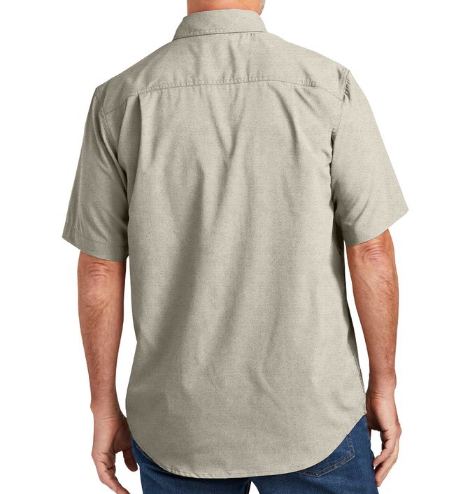 Custom 6ct. Custom Carhartt Force Ridgefield Button Down Shirt - Asphalt - Size XL- 1-Color Text or Art Design
