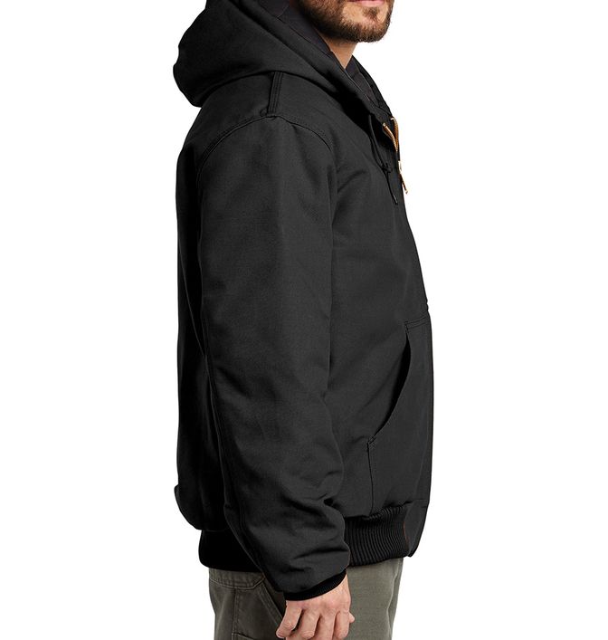 Custom Carhartt Quilted-Flannel-Lined Duck Active Jacket