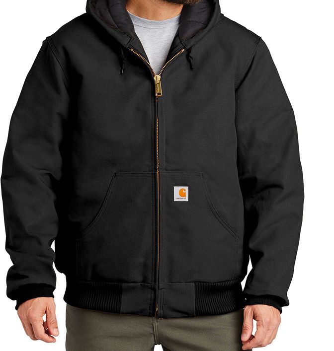 Carhartt Tall Quilted Flannel Lined Duck Active Jacket