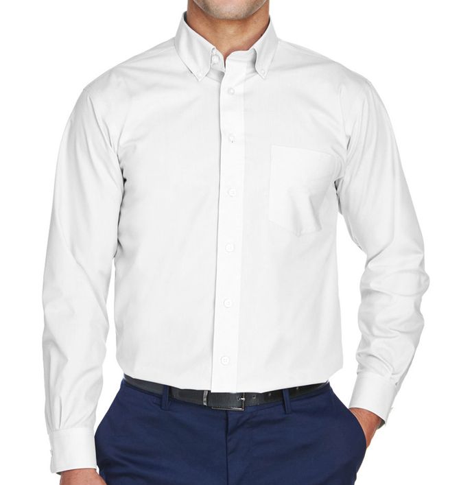 Devon & Jones Crown Collection Tall Solid Broadcloth Woven Shirt