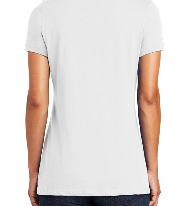 District Women’s Perfect Weight V-Neck Tee - bk