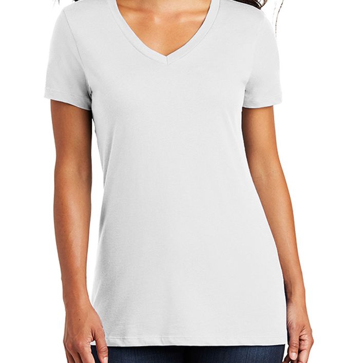 District Women’s Perfect Weight V-Neck Tee - fr