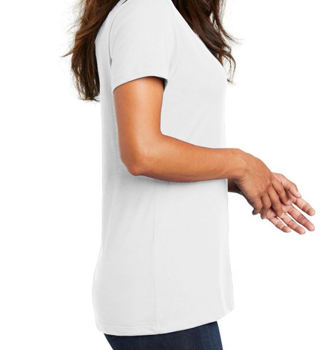 District Women’s Perfect Weight V-Neck Tee - sd