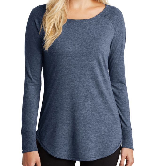 Custom District Women's Perfect Tri Long Sleeve Tunic Tee