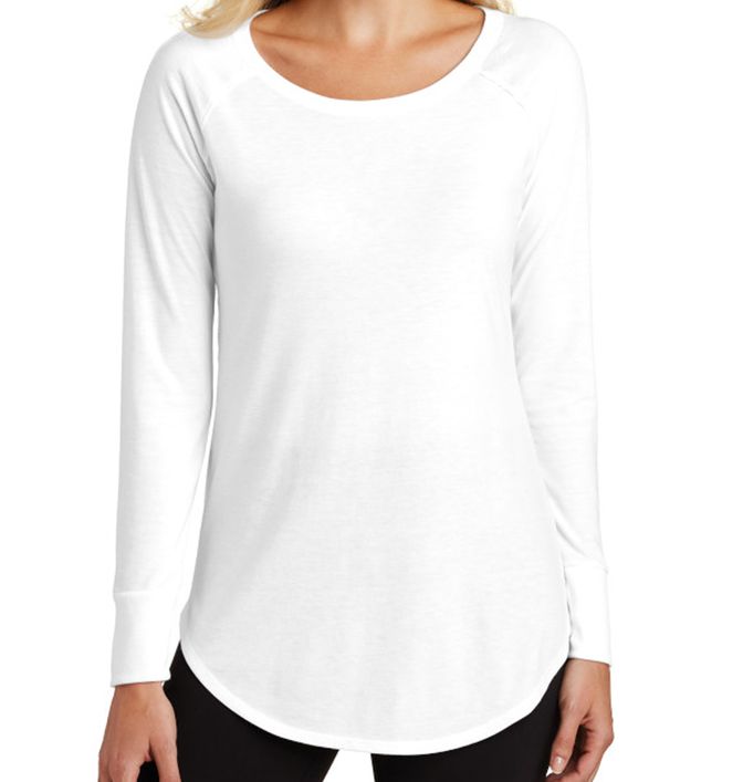 District Women’s Perfect Tri Long Sleeve Tunic Tee - fr