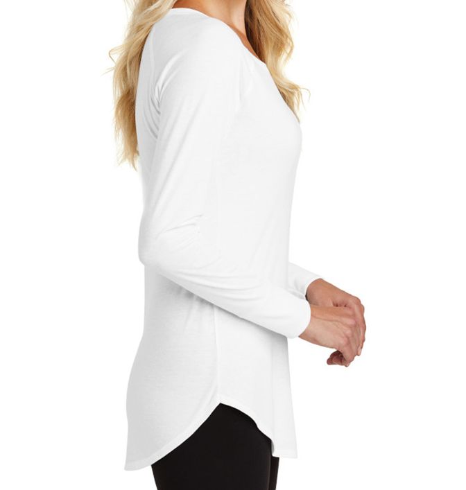 District Women’s Perfect Tri Long Sleeve Tunic Tee - sd