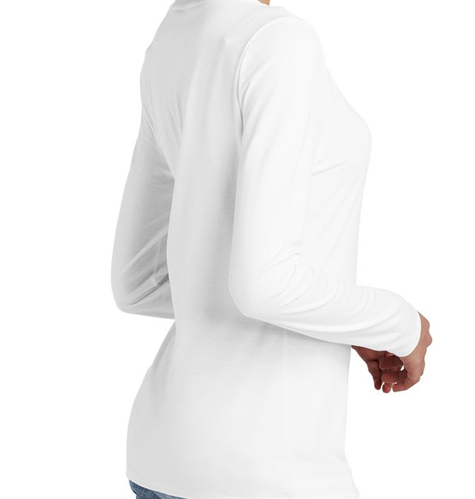 District Women’s Perfect Tri Long Sleeve V-Neck Tee - sd
