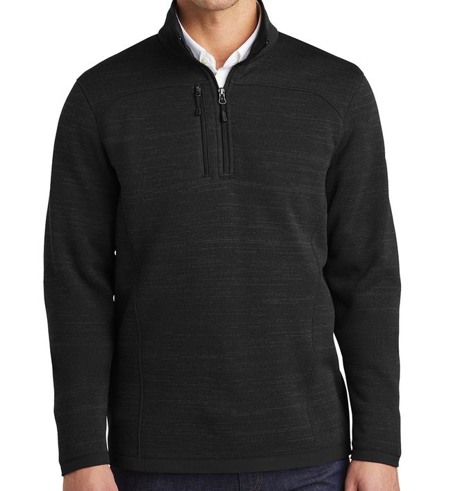 Eddie Bauer Black Men's Sweater Fleece Jacket EB250