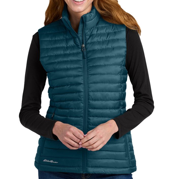 Custom Eddie Bauer Women s Packable Quilted Vest