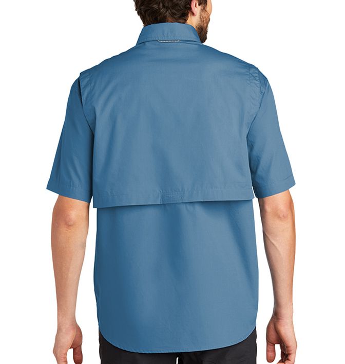 Custom Eddie Bauer Short Sleeve Fishing Shirt | Design