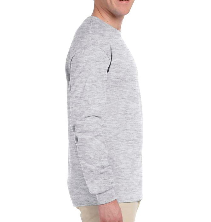 Gildan Custom Long Sleeve Shirts - No Minimum - Custom One Online Sport Grey / S