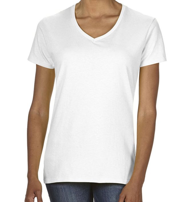 Gildan Heavy Cotton Women's V-Neck T-Shirt