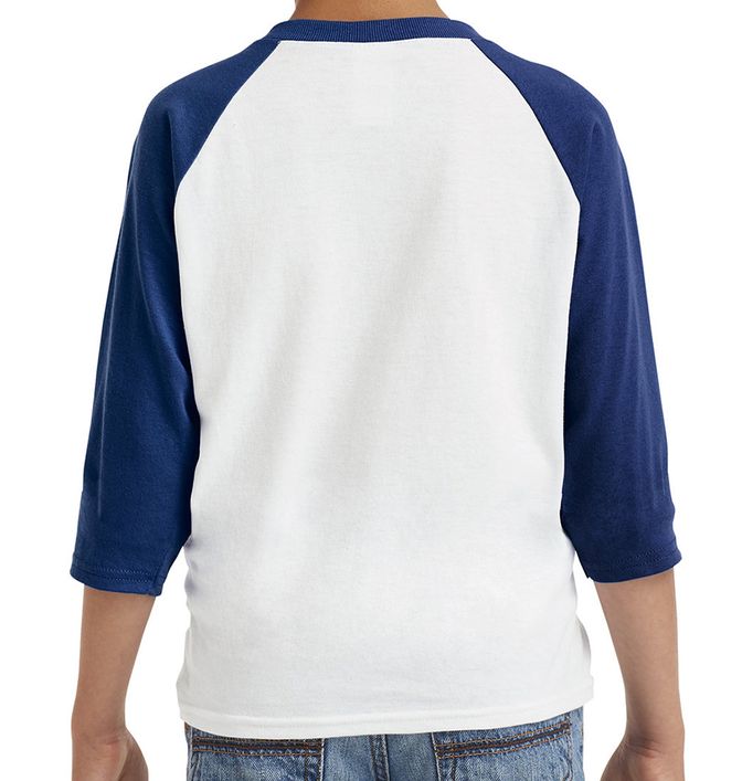 Gildan Kids Heavy Cotton™ 5.3 oz. 3/4-Raglan Sleeve T-Shirt