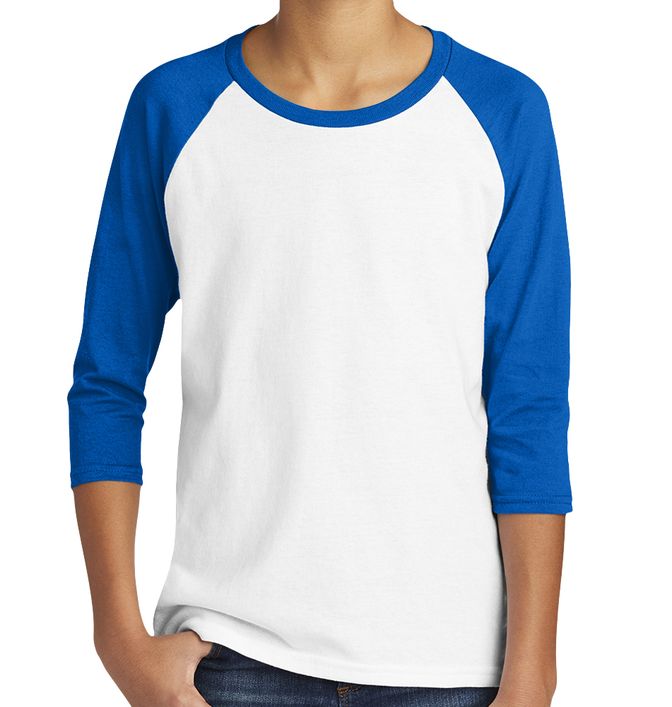 Custom New Era Sueded Cotton Blend 3/4-Sleeve Baseball Raglan Tee