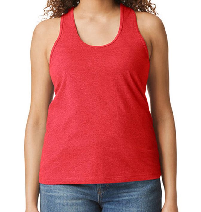 Gildan Ladies' Softstyle CVC Racerback Tank