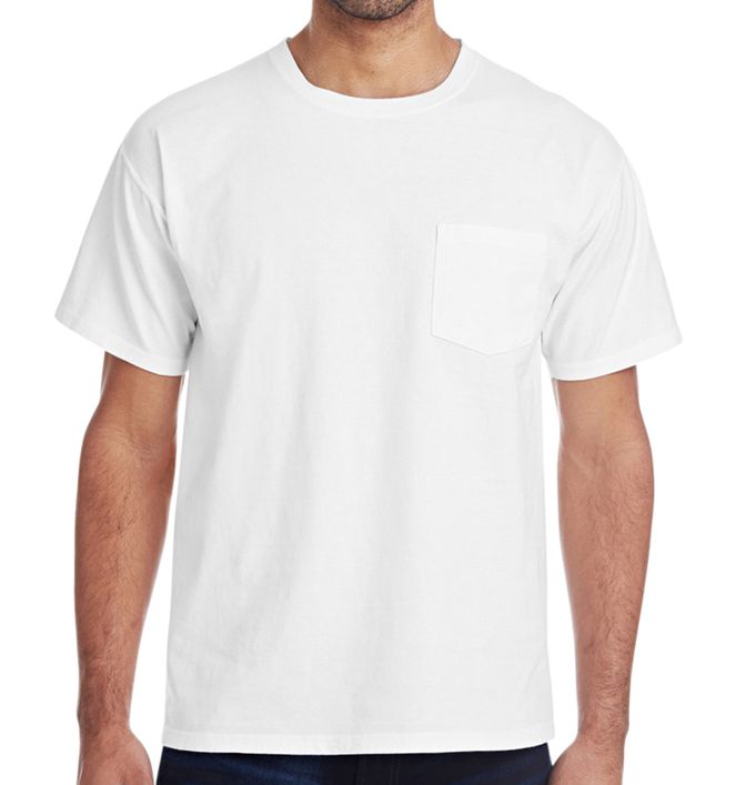 Hanes ComfortWash 100% Cotton Pocket T-Shirt