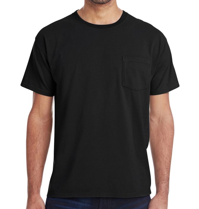 Hanes ComfortWash 100% Cotton Pocket T-Shirt