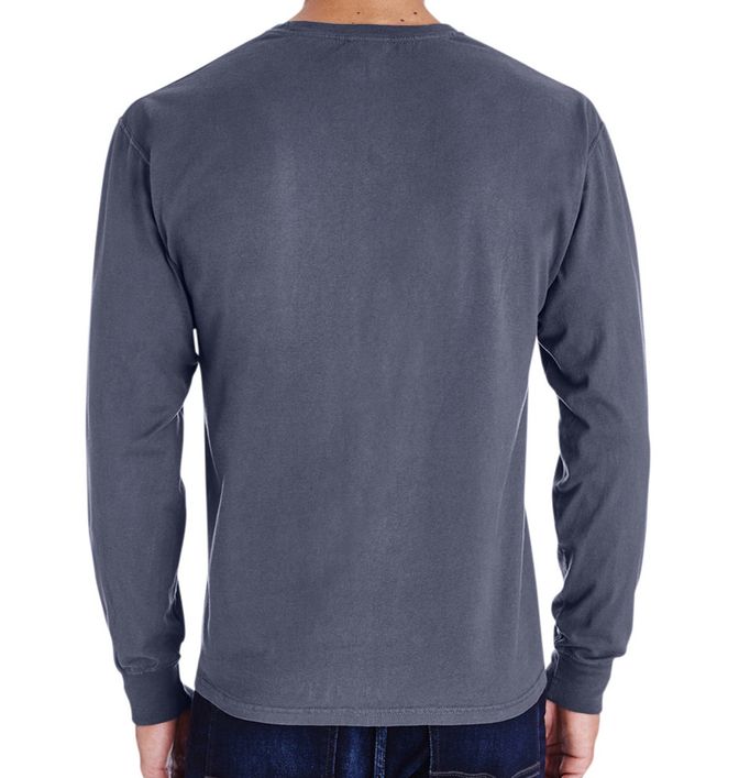 Custom Hanes ComfortWash Long Sleeve Pocket Shirt | RushOrderTees®