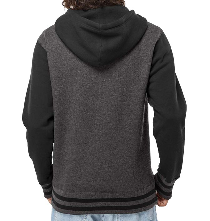 Independent Trading Co. Heavyweight Varsity Hoodie - bk