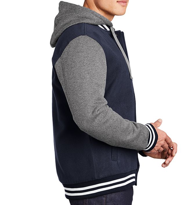 Awdis hoods varsity hot sale letterman jacket