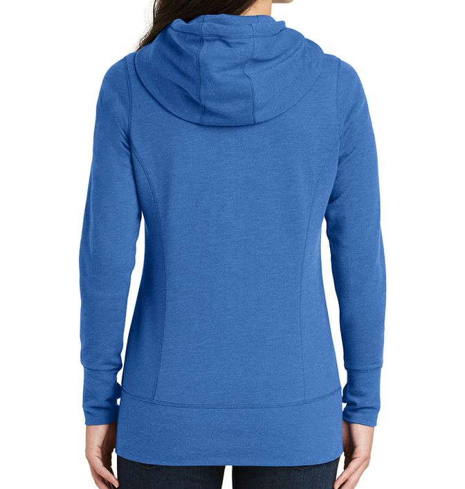 New Era Ladies Tri-Blend Cowl Neck Fleece Full-Zip Hoodie (RCL4084)