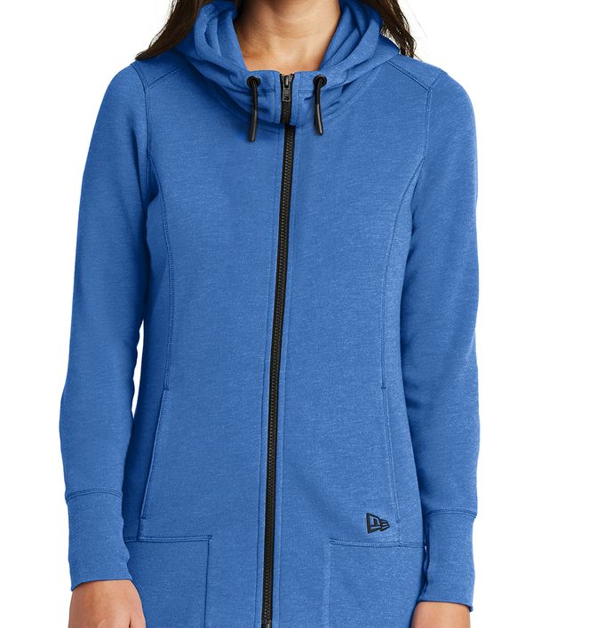 New Era NEA511 - Men's Tri-Blend Fleece Full Zip Hoodie $36.41 