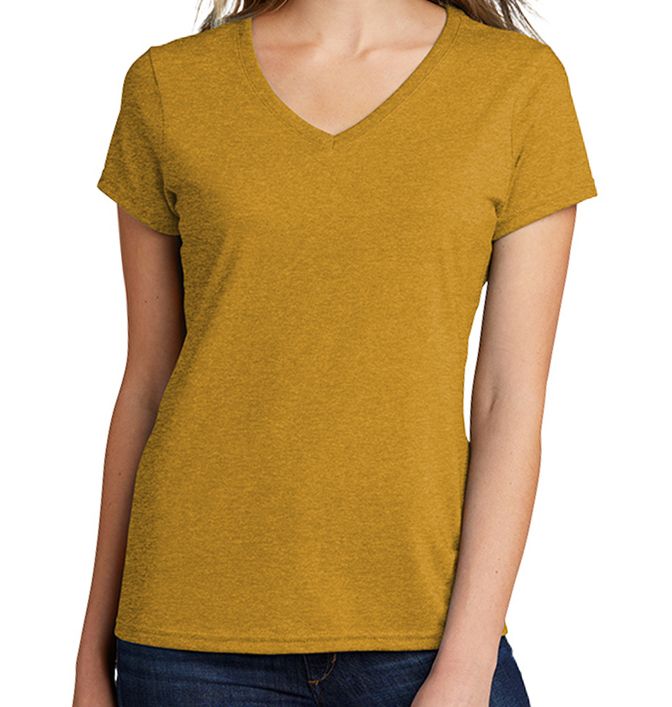 Port & Company Ladies Tri-Blend V-Neck Tee