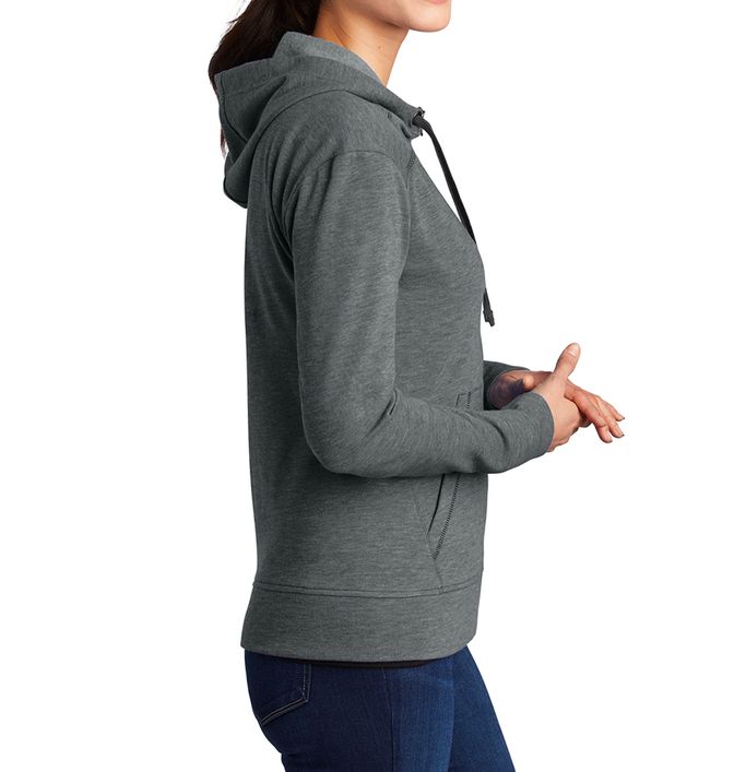 New Jockey Fitted Aqua Full Zip Women's Sweatshirt - Small - RN
