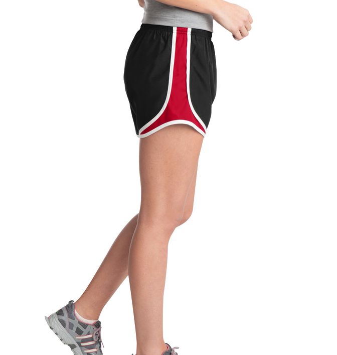 TriDri TD046 Womens Black Performance Legging Shorts w/ Pockets