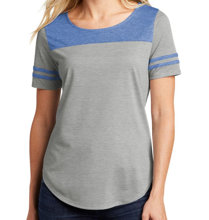 Sport-Tek Womens' PosiCharge Tri-Blend Wicking Fan Tee