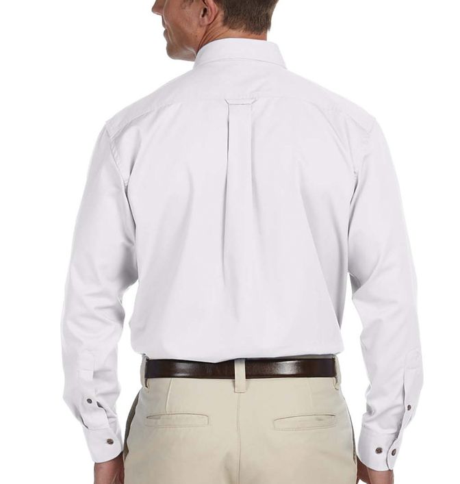 Harriton Men's Button Down Twill Shirt - bk