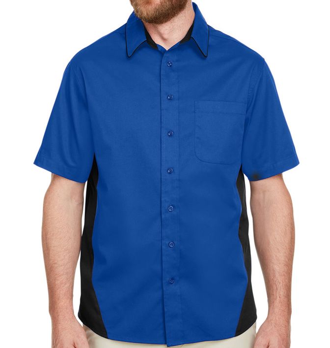 Harriton Flash Colorblock Short Sleeve Shirt