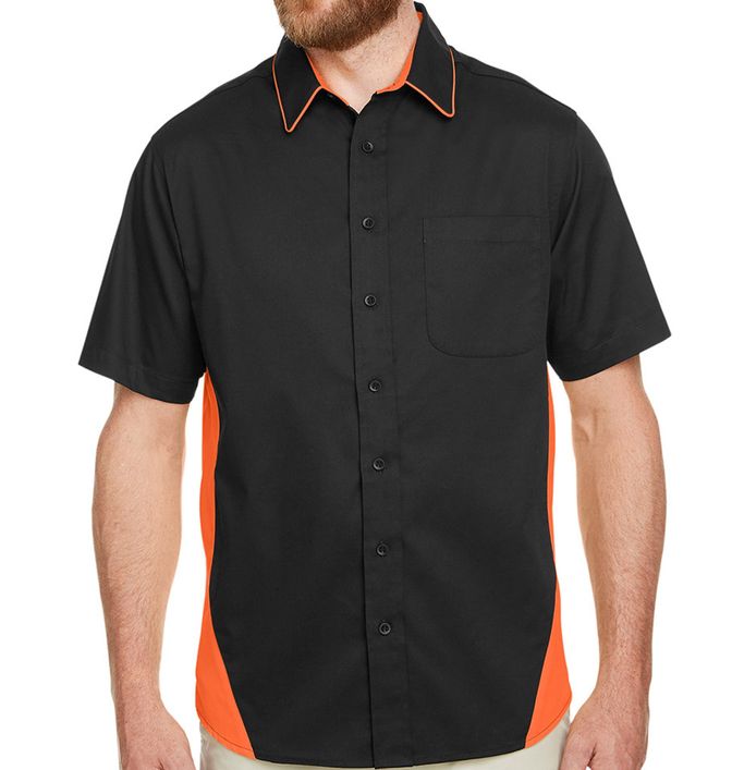 Harriton Tall Flash Colorblock Short Sleeve Shirt