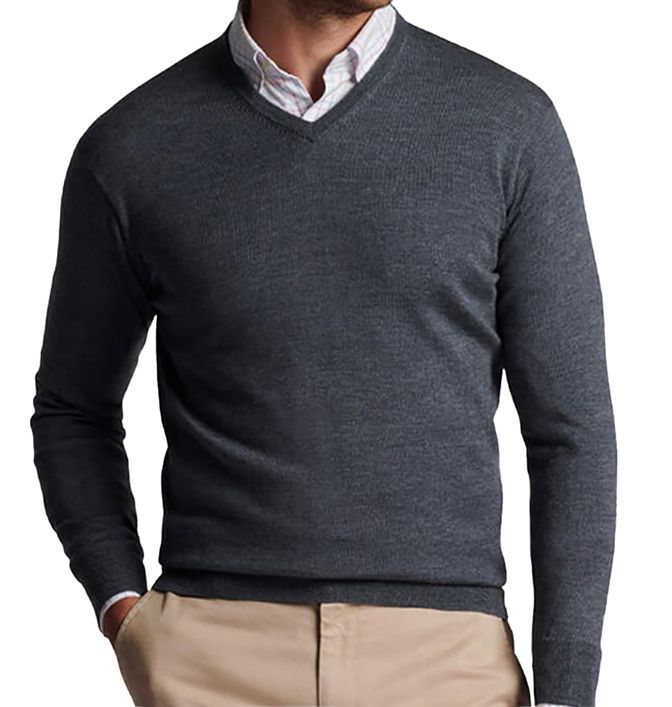 Peter Millar Autumn Crest V-Neck Sweater