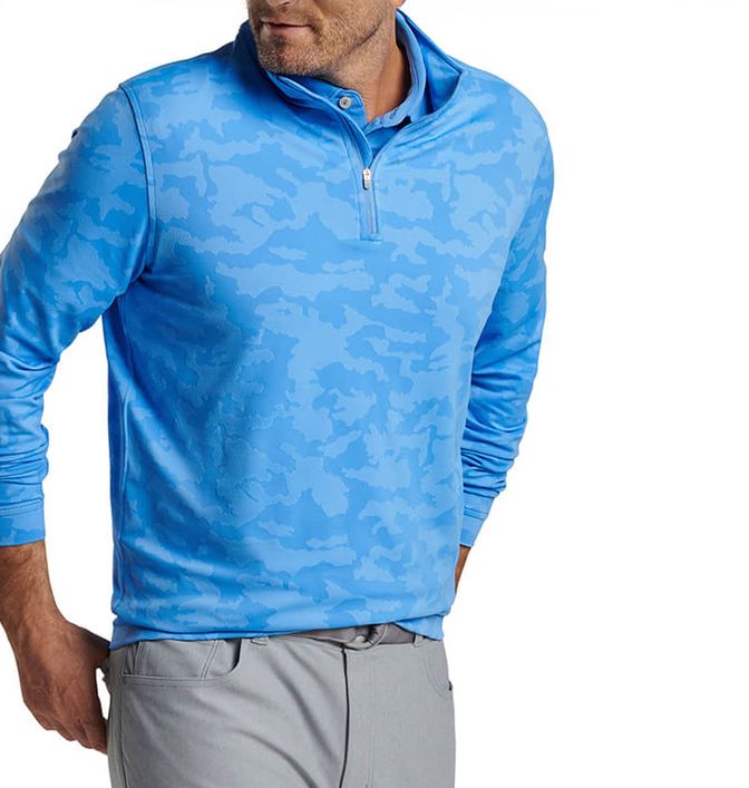 Peter Millar Perth Camo Performance Quarter-Zip