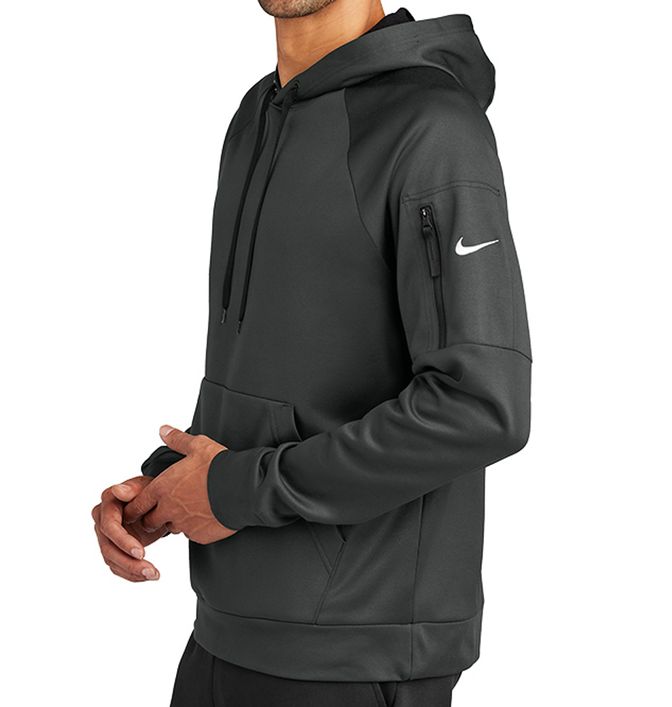 Custom Nike Therma-FIT Pocket Pullover Fleece Hoodie | Design